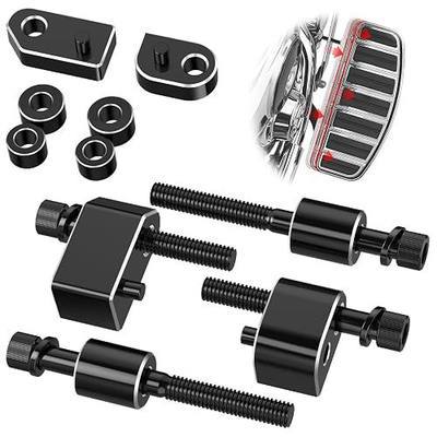 Amazicha Driver Floorboard Extensions,1inch &1.5inch, Floorboard Spacer Extenders Compatible for Harley Touring Street Glide Road Glide Electra Glide Road King 2009-2024, FL Trikes 2009-2013