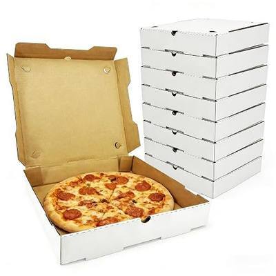 Pizza Boxes 12 x 12 x 2 (12 Pack) Ventilated and durable,Suitable for pizza, cookies, cakes, or food delivery