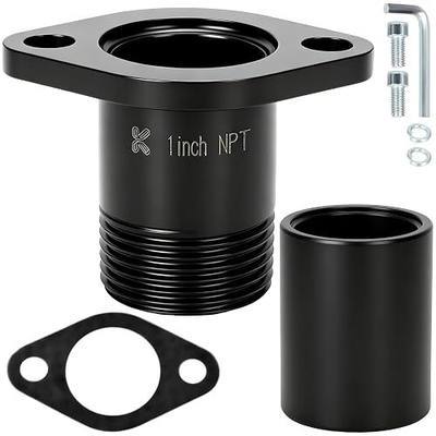 1" NPT Thread Exhaust Flange Adapter, Generator Exhaust Muffler Extension Kit Replacement for Most Westing-house Cham-pion Generators Go Kart Modified Replacement Parts