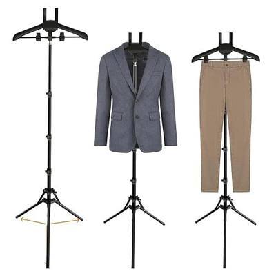 Adjustable Shirt Display Stand 34-66.8 Inch, T Shirt Display,Foldable Clothing Display Stand Mannequin Torso for Retail Vendors, Multi-Use Steamer Rack Stand for Clothes Garment