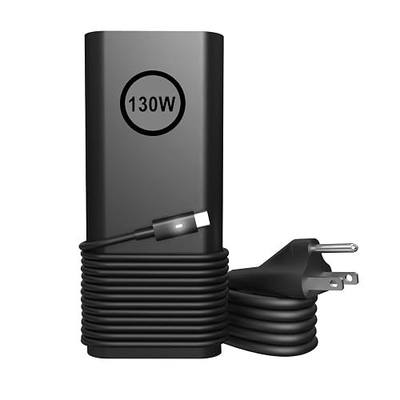 130W USB C Laptop Charger Compatible with Dell XPS 15 17 Precision | for 9500 9510 9520 9530 9700 9710 9720 2in1,5550 5560 5530 5570 5470 5480 5760, Latitude 5431 5531 Type C Computer Power Cord