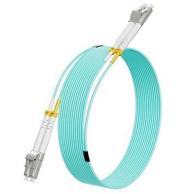 ZHENLIAN-LC to LC Fiber Patch Cable 10G LSZH OM3 Multi-Mode Fiber Optic Cable Cord Duplex 50/125um (1, 60, Inches)
