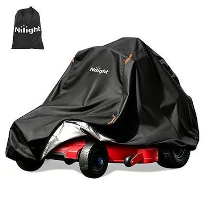 Nilight Zero Turn Mower Cover 92 Inch, Waterproof Lawn Mower Cover | Fits Mowers up to 92"L x 64"W x 55"H, 420D Heavy Duty Fabric, All-weather & UV Protection