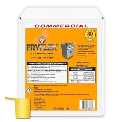 Arm & Hammer Fryflex Deep Fryer Boil Out Cleaner (25 lb.) Bulk Box w/Scoop