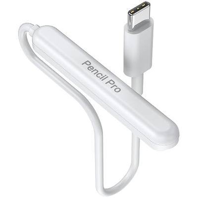 Magnetic Wireless Charger with Cable Compatible for Apple Pencil Pro Only, Convenient Charging Stand with LED Charging Indicator for Pencil Pro Latest Model