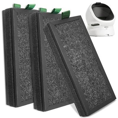 3 Pack Replacement Activated Carbon Filter Compatible with PETLIBRO Luma Automatic Self Cleaning Litter Box
