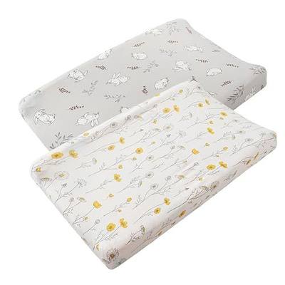 Baby Bassinet Sheets Unisex for Baby Boy Girl Soft Plush Bassinet Sheet for Hourglass, Oval & Rectangular Bassinet Mattress Bassinet Pads (Rabbit, M)
