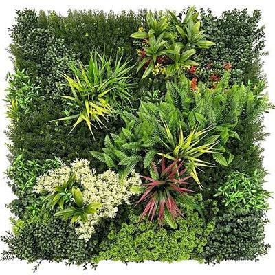 TTTM Artificial Greenery Hedge Panel, Grass Wall Decor: 20"x20" 24 Pcs | UV-Anti, Faux Boxwood Fence, Fake Plant Background Covering, Privacy Screen Used in Outdoor Indoor Patio, Wedding Backdrop