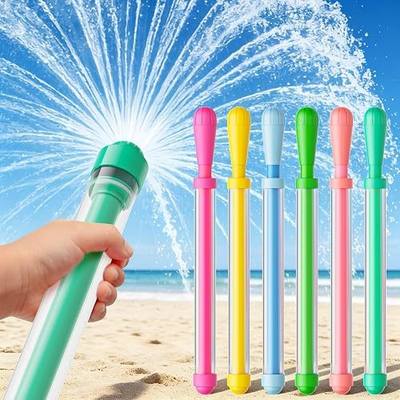6 Pack Fireworks Spray Water Blaster for Kids Water Squirter Toy | Squirt Gun Water Toys for Adults Girls Boys, Water Shooter Bulk, Pool Party Backyard Beach Outdoor