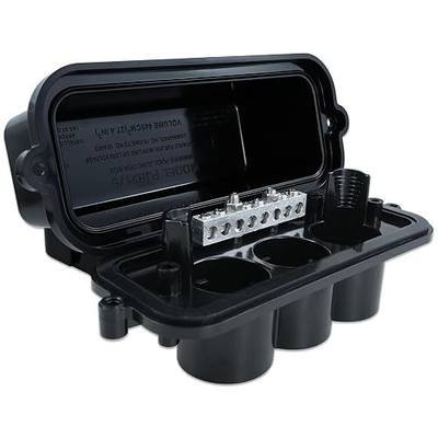 PJB2175 Pool Light Junction Box, 2-Light Capacity, Watertight Polymeric Enclosure for Pool, Spa & Landscape Lighting
