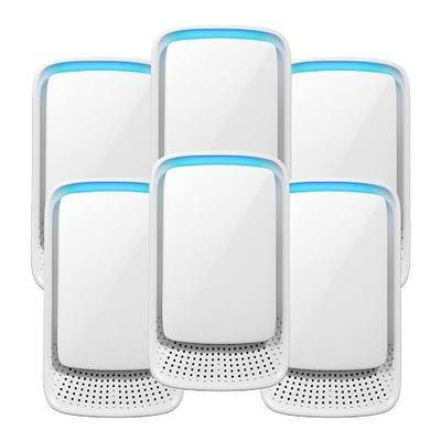Plug in Air Purifiers Air Ionizers for Dust Mites, Odor Eliminator for Home with Negative Ion Generator, Quiet Portable Air Freshener Plug In for Bedroom,Office,Kitchen,Smoke,Dust (6)