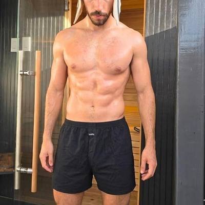 Men's 100% Organic Cotton Sauna Boxer, Breathable & Sweat Absorbent 2-Pack Heat Underwear. No Forever Chemicals