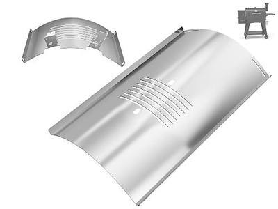 BBQ-PLUS Flame Broiler Slide Cover and Bottom Kit for Pit Boss 820/850 Series Pellet Grills, Grill Flame Broiler Kit Replacement for Pit Boss PB820S, PB820FB, PB820FBC, PB820PS1, PB820SC, PB820XL