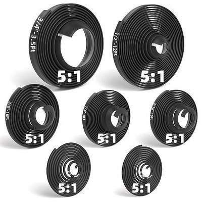 TKDMR 7-Size Heat Shrink Tubing Roll Kit: 5:1 Adhesive Lined, 69.5 Ft Marine Grade Waterproof, Insulated Sealed, Oil-Proof & Wear-Resistant, for Home Use & Industrial Applications (Black)