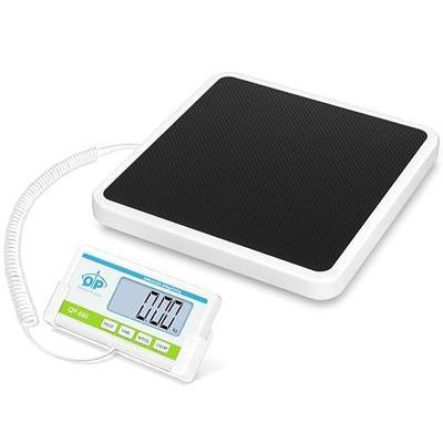 QP Medical Scale,Medical Grade Floor Scale-660lb-Heavy Duty Scale | kg/oz/lb Settings.10/20/50g-High Accuracy.12.9" x 12.5" Platform.High Accuracy Digital Display,for Home,Office,Hospital,Gym