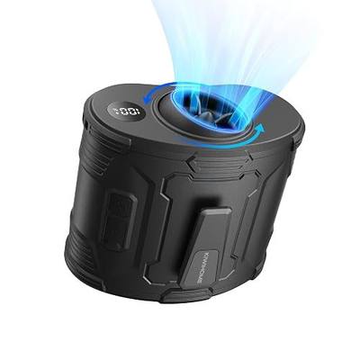 KIWIHOME Portable Waist Fan Clip On, 4-in-1 with 360°Rotatable Airflow | 14000RPM, 8000mAh battery with up to 40H hands-free cooling for outdoor work, camping, travel, summer events