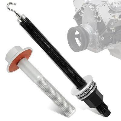 LS Harmonic Balancer Installer Tool Kit with Thrust Bearing 551141 & 12557840 Crank Bolt, Crank Pulley Installation Tool Compatible with GM 1997-UP V8 LS1 LS2 LS3 4.8 5.3 6.0 6.2