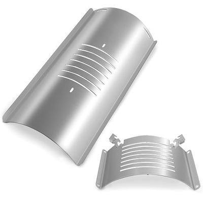 Flame Broiler Kit for Pit Boss PB820/PB850 Series Pellet Grills Flame Broiler Slide Cover and Bottom Kit with Adjusting Handle Pellet Smoker Grill Replacement Parts for Pit Boss 820D3, 850PS2