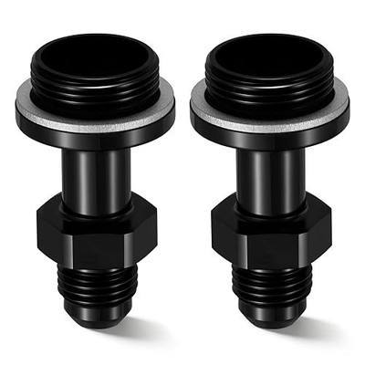 EVIL ENERGY 6AN Male Flare to 7/8-20 Carb Carburetor Inlet Fitting Adapter 2PCS