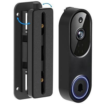 Adjustable Angle Doorbell Mount for Orbitell/Guggre Video Doorbell Camera, 35-145°Left/Right Adjustable for Wider View, Doorbell Camera Wall Mounting Bracket for Orbitell No Drill for Apartment/Houses