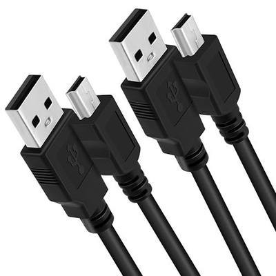 EGK 2 Packs TI-84 Plus CE Charger Cable 3.3ft, Fast Data Charging Cable for Texas Instruments Calculators C Silver Edition Ti-nspire CX CAS II C TI-83 TI-85 TI-89