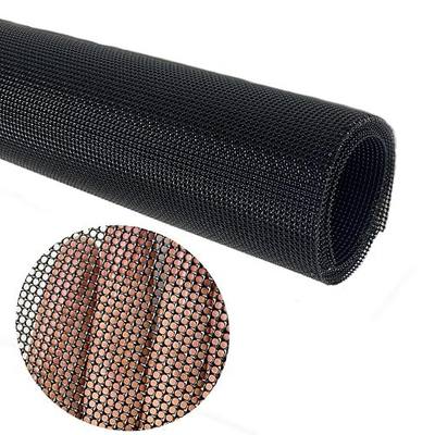 Premium Car Grill Mesh PVC Coated 304 SS Woven Mesh 13x39.3in | PVC coated 304 stainless woven mesh rigid automotive grille insert screen rust-resistant stronger than aluminum alternatives