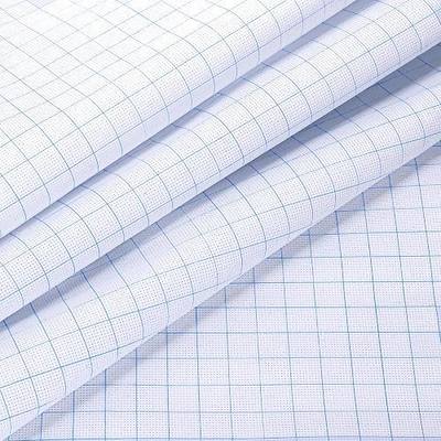 Caydo Cross Stitch Aida Fabric 14 Count with Washable Grid Lines, 59"x39" Large Size for for Home DIY Embroidery Decoration and Needlework
