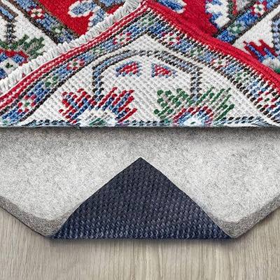 RUGPADUSA - Eco-Complete - 9'x12' - 1/4" Thick - Premiere Felt and Rubber Non-Slip Rug Pad, Made in USA, Low VOCs, 5-Year Warranty