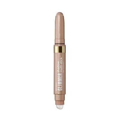 REVLON Glimmer Shadow Multi-Stick, Eyeshadow Stick with Jelly Makeup Blender, Primer-Infused for Crease-Proof & Waterproof All-Day Wear, 107 Ghosted