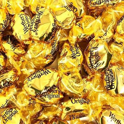 Original Hard Caramel Candies 1 Pound Bag of Candy. (Net Wt,. 16oz)
