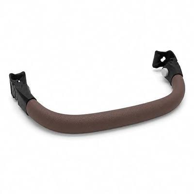 Foldable Bumper Bar Compatible with Joolz Aer2 Stroller, Stays On When Folding, One-Hand Open Baby Armrest, Easy Install Toddler Support Bar, Premium Textured Covering (Mid Brown Carbon)