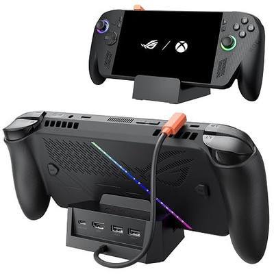 JSAUX 4-in-1 Docking Station for ROG Ally Xbox X/Steam Deck/LegionGo-HB0503 | 4K@60Hz HDMI, Raised-Base Stand, 100W PD Fast Charging, 2 USB 2.0 Ports, Widely Compatible with SteamOS & Windows Handhelds