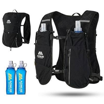AONIJIE 12L Running Hydration Vest for Men Women 2 Pcs 500ml Soft Flask | Lightweight Breathable Pack for Hiking, Climbing, Marathon & Cycling