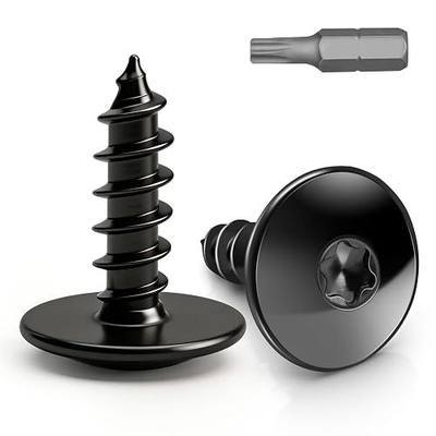 M5 x 16mm Black Fender Liner Splash Shield Bumper Cover Self Tapping Torx Screw Compatiable with Skoda, Porsche, T25 Automotive Screws Replacement for OE N90974701, T25 Bit Included, 20 PCS