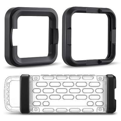 Silicone Bumper Compatible with Turtlebox Ranger Speaker, Anti-Dust Matte Finish, Shockproof Protection for Outdoor Use, Easy Install, Snug Fit, Black