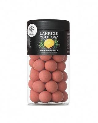 LAKRIDS BY BÜLOW - PINK PINEAPPLE - 9.5 oz - Chocolate Covered Gourmet Licorice made in Copenhagen