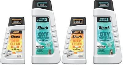 Shark StainStriker Cleaning Solution Bundle for Portable Cleaners,Carpet and Area Rug Formula,Instantly Eliminates Odor,Includes 32 oz OXY Multiplier &16 oz Deep Clean Solution,PXCMBUNDLE (Pack of 2)