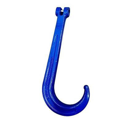 15 Inch G80 Tow J Hook 1 Pack, 6,614 lbs WLL Heavy Duty J Hooks for Tow Truck, Vehicle Recovery, Transport and Chains Cargo Securement【15IN*1Pack】
