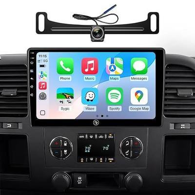 Car Radio Stereo for Chevy Silverado GMC Sierra 07-13, CarPlay Android Auto | 10.2-inch IPS HD touchscreen, 64G storage, 5G WiFi GPS, Bluetooth FM AM SWC, plug-and-play, 1080P backup camera