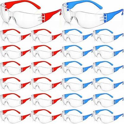 Kanayu Kids Protective Safety Glasses Bulk Kids Safety Goggles Scratch Impact Resistant Goggles Eyewear