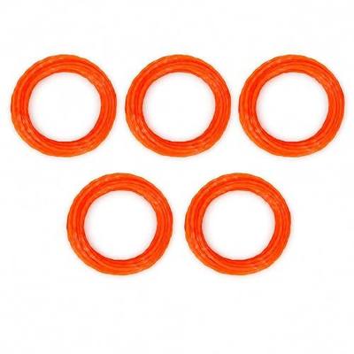 0.095" Twisted String Trimmer Line, Pre-Cut 16 ft Weed Wacker Replacement String, 5 Pack, Compatible with Selected EGO, RYOBI, Worx, Greenworks and DEWALT Trimmers