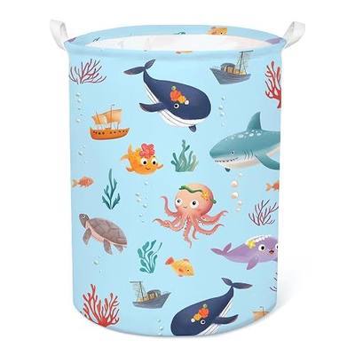 Laundry Basket Collapsible Laundry Hamper Storage Baskets Bins with Handle for Room Decor/Office/Toy Organizer/Gift Hamper
