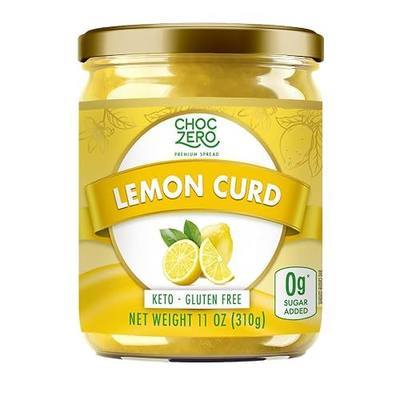 ChocZero Lemon Curd, Sugar Free Lemon Curd for Baking, Keto, Low Carb, High Fiber, 11 oz Jar