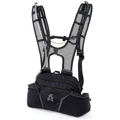 Mountain Bike Hydration Pack with Bladder - Arctos Lumbar MTB Hydration Backpack, Bounce-Free Lower Back Design, Includes Water Bladder