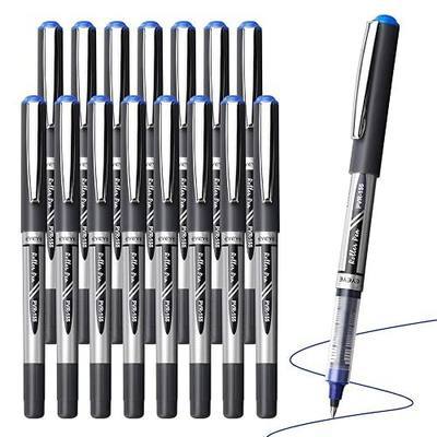 EYEYE Blue Rollerball Pens 16 Pack, 0.7mm Medium Point, Quick Dry Roller Ball Pens, Liquid Ink Pen Fine Point Smooth Writing Pens for Journaling, School, Office Writing