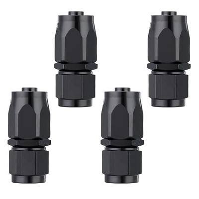 YSIL 4AN Hose End Fitting Straight Swivel for CPE Braided Hose Aluminum 4P