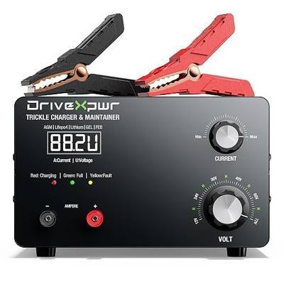 16A Adjustable Battery Charger 12V-72V Automatic Maintainer | Supports AGM, GEL, and LiFePO4 batteries with intelligent safety features for reliable charging in vehicles and equipment.