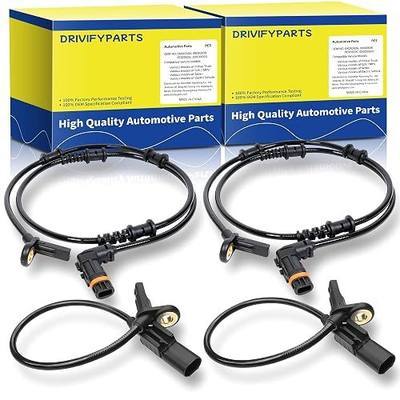 ABS Wheel Speed Sensor Front Rear Left Right Fit for 2006-2012 Mercedes-Benz Models: GL320 GL550 ML320 ML350 ML450 ML500 ML550 ML63 AMG R320 R350 R500, 4pcs