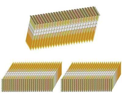21°Framing Nails,Smooth Shank,2-1/2":1000pcs | Round Head Nail Pack,Galvanized Nails for 20 to 22 Degree Framing Nailers