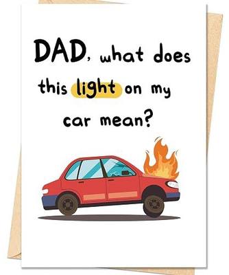 Fathers Day Card, Funny Fathers Day Cards Gifts from Daughter Son